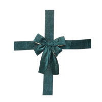 Mašľa na dvere 33x42cm DARKGREEN