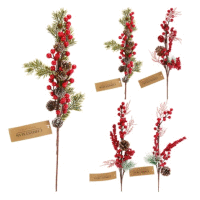 Vetvička BERRY RED 55cm, 4 druhy