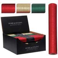 Detail - Dekoračný behúň 200x30cm 3 druhy RED/GREEN/GOLD Dekoračný behúň 200x30cm 3 druhy RED/GREEN/GOLD