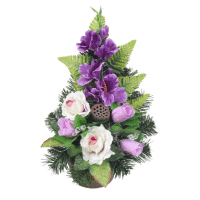 Detail - Aranžmán 332 - gladiola, ruže 40x35cm Aranžmán 332 - gladiola, ruže 40x35cm