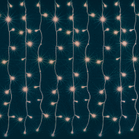 Detail - LED svetelný záves 126 LED teplá biela LED svetelný záves 126 LED teplá biela