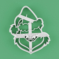 Formička GRINCH s mikulášskou čiapkov 8 x 7cm