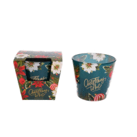 Detail - Vonná sviečka v skle 100g Christmas Time SANTO CANDLES Vonná sviečka v skle 100g Christmas Time SANTO CANDLES