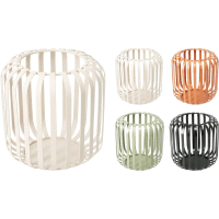 Lampáš, svietnik 12,5x11,4cm 4 farby