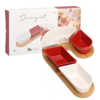 Detail - Servírovací podnos sada 5ks CANDY CANE Servírovací podnos sada 5ks CANDY CANE