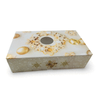 Detail - Krabička na zákusky Maxi s okienkom Medovníkový veniec 25x15x7cm ALVARAK Krabička na zákusky Maxi s okienkom Medovníkový veniec 25x15x7cm ALVARAK