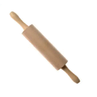 Valček na cesto drevený celková dĺžka 54cm, priemer 8cm