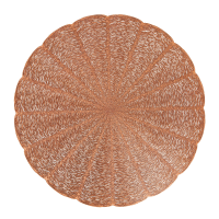 Okrúhla podložka na stôl 38cm Glamou Copper AMBITION