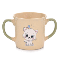 Detail - Detský keramický hrnček Sweetie Mačička 250 ml AMBITION JUNIOR Detský keramický hrnček Sweetie Mačička 250 ml AMBITION JUNIOR