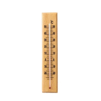 Teplomer izbový drevený 29cm KLC
