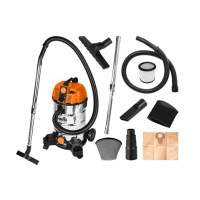 Vysávač na mokro/sucho 1600W-2000W objem 35L NEO TOOLS