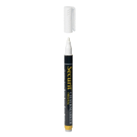 Mikro kriedový popisovač, šírka hrotu: 1 - 2 mm, White SECURIT