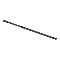 Sprchová tyč biela 110-200 cm čierna AWD