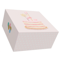 Krabička na zákusky Quad 18x18x9cm CAKE ALVARAK