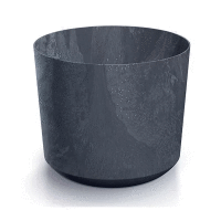 Kvetináč TUBO P BETON effect 10,8cm antracit PROSPERPLAST
