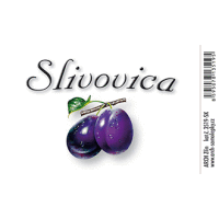 Slivovica - etiketa 8,5 x 5,5 cm