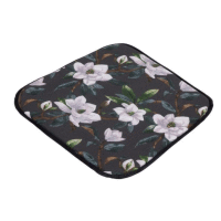 Poduška DODO A096-06PB black flower PATIO