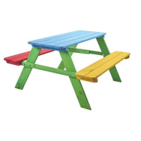Detská záhradná zostava PICNIC lavice+ stôl 90cm PATIO