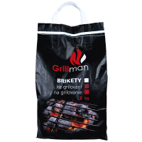 Brikety na grilovanie 2 kg GRILLMAN