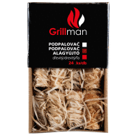 Drevitý podpaľovač 24 ks GRILLMAN