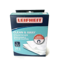 Jednorázové handričky na mop CLEAN & AWAY 20ks LEIFHEIT