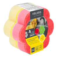 Sada 2 hubiek s jednou prísavkou MIX FARIEB VELKEA