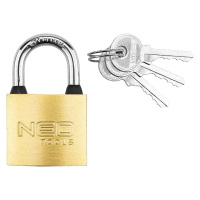 Visiaci zámok 40mm, 3 kľúče NEO TOOLS