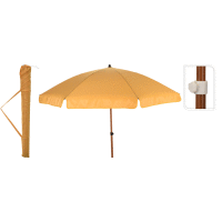 Plážový slnečník 220cm žltý