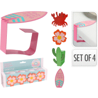 Spony na obrus set 4ks SUMMER 4 druhy