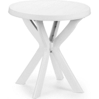 Lux. stôl DON, 70 cm, biely  PRO GARDEN