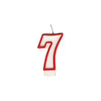 Číslová sviečka "7" 75 mm [1 ks] PARTY GASTRO