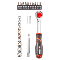 Súprava nástavcových kľúčov 1/4” 23 ks TOP TOOLS