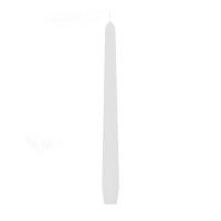 Sviečka kónická 245 mm biela [10 ks] GASTRO