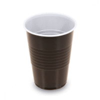 Automatový pohárik hnedo-biely 0,18 l -PS- (Ø 70mm)[100 ks] GASTRO