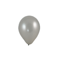 Nafukovacie balóniky strieborne "M" [100 ks] PARTY GASTRO