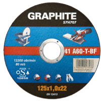 Rezací kotúč na kov, 230 x 1.9 22.2 mm, 41 A46-S-BF GRAPHITE