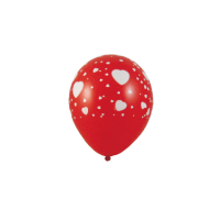Nafukovacie balóniky "Biele srdiečka" "L" [100 ks] PARTY GASTRO