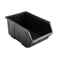 Skladovacie boxy 36 x 22,5 x 16,5 cm TOPEX