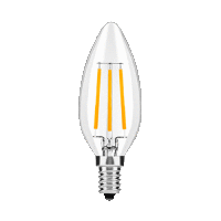 LED žiarovka Filament Candle 4W E14 NW AVIDE