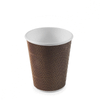 Papierový pohár PREMIUM 420 ml, L (Ø 90 mm) [25 ks] GASTRO