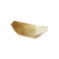 Fingerfood miska drevená, lodička 11 x 7 cm [100 ks] BIO GASTRO