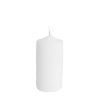 Sviečka valcová Ø 50 x 100 mm biela [4 ks] GASTRO