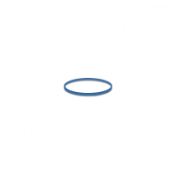 Gumičky modré slabé (1 mm, Ø 3 cm) [1 kg] WIN PACK