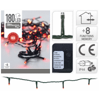 Svetlá vonkajšie 180LED červené