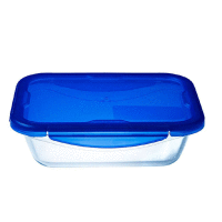 Žiaruvzdorná nádobka s vekom Cook & Go 25,6 x 19,4 cm, 1,7 l PYREX