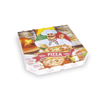 Krabica na pizzu z vlnitej lepenky 30 x 30 x 3 cm [100 ks] GASTRO