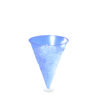 Pohár BLUE CONE 115 ml -PP- (Ø 70 mm) [1000 ks] GASTRO