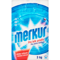 Merkur prací prášok White 3kg 60PD