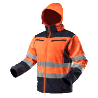 Pracovná bunda výstražná softshellová, XL/56, NEO Tools