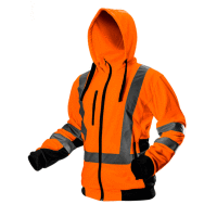 Výstražná pracovná bunda, oranžová, veľkosť L, NEO Tools